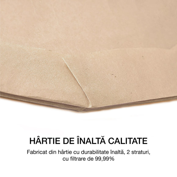 Saci pentru aspiratoare Karcher WD3, hartie, 17L, 5 buc