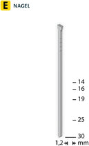 Cuie Novus tip E din otel galvanizat 16mm, 19mm, 25mm, 30mm-2