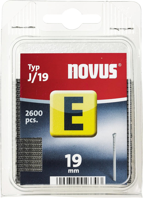 Cuie Novus tip E din otel galvanizat 16mm, 19mm, 25mm, 30mm