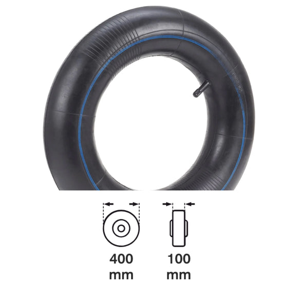 Camera din butil 400x100mm pentru janta 4.80/4.00 - 8, ventil drept