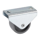 Roată fixă 30mm pentru mobilier, placă 45x21mm, lagăr de alunecare-1