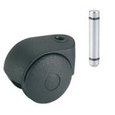 Roată dubla 50mm, stift de montaj/manșon, lagăr de alunecare-1