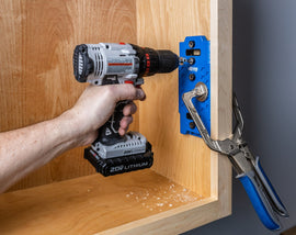 Sablon pentru gauri suporti polita Kreg® cu burghiu de 5mm - 0