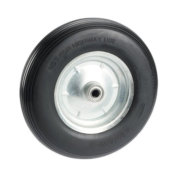 Roata cauciuc solid 100x30x12mm cu rulment cu role, janta din otel